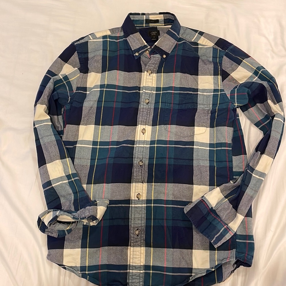 Jcrew plaid slim fit button up